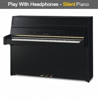 Kawai K-15 ATX 3L Ebony Polished Upright Piano